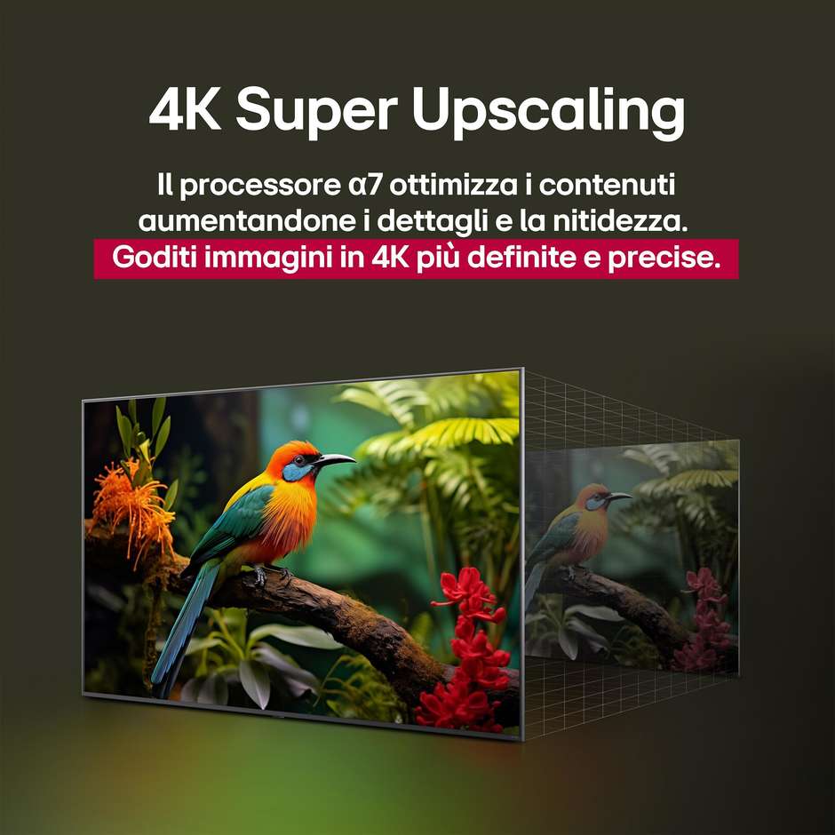 tvc led 43 4k smart hdr10  wifi sat qned 60 hztel
