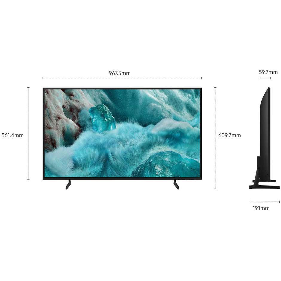 tvc led 43 qled smart tv hdr10+ wifi 3hdmi 1usbhd