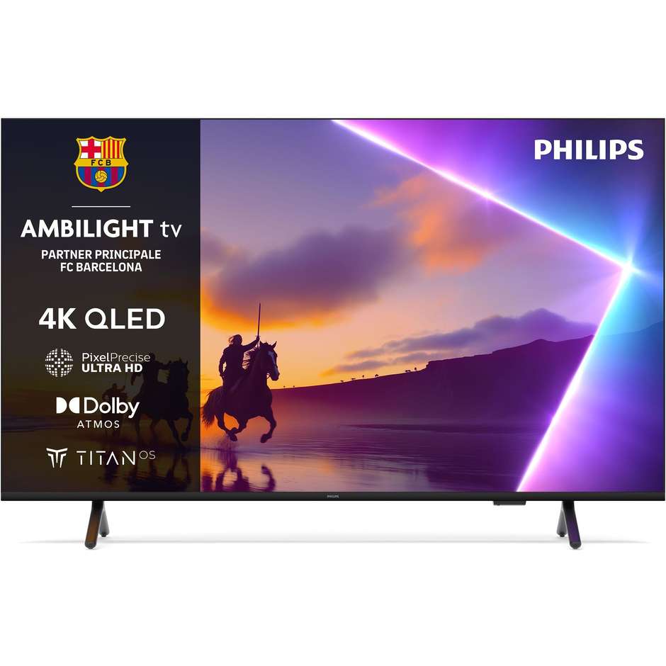 tvc led 50 qled smart tv ambilight wifi  3hdmi 2u