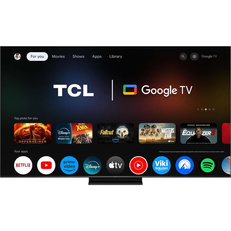tvc led 55 miniled sqd google tv 144 hz hdr 2700