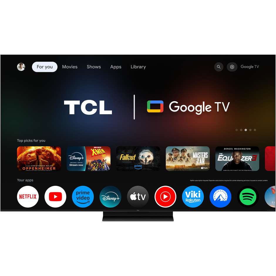 tvc led 55 miniled sqd google tv 144 hz hdr 3000