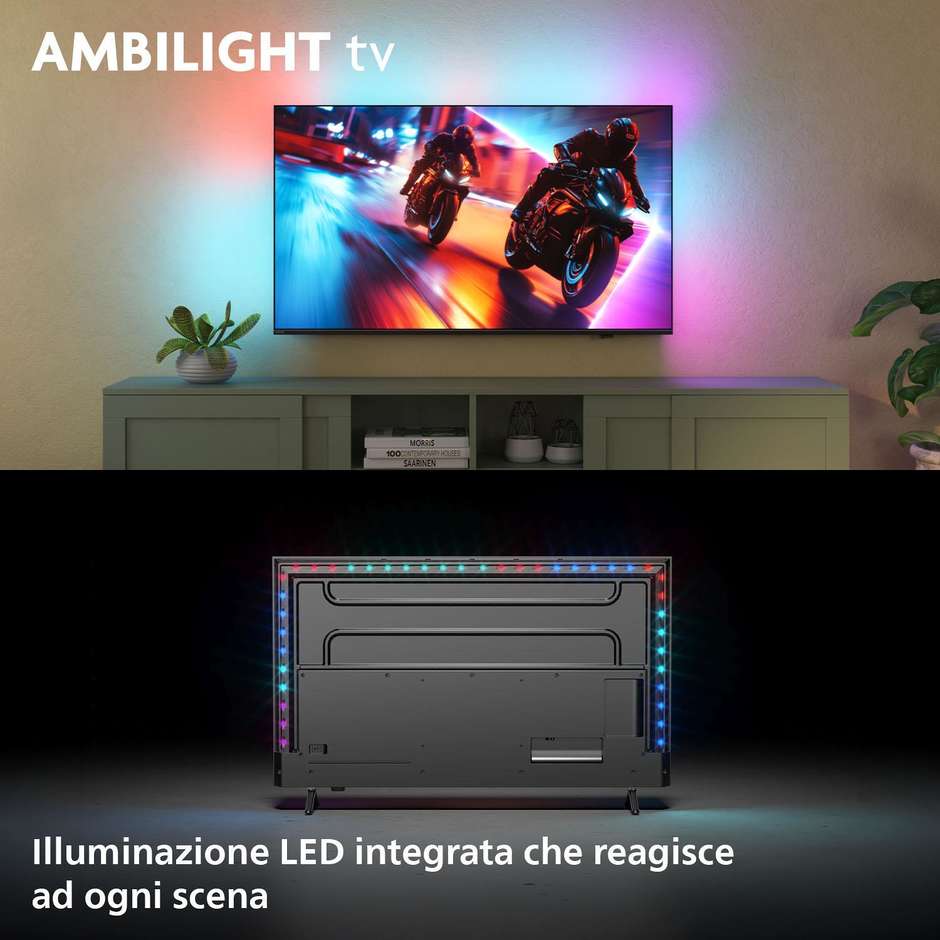 tvc led 55 qd-miniled smart ambilight wifi 144 hz