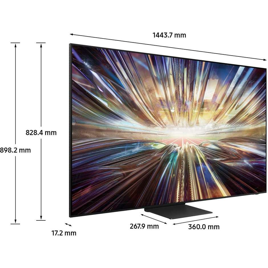 tvc led 65 8k smart hdr10+ wifi qled 4 hdmi 3usbq