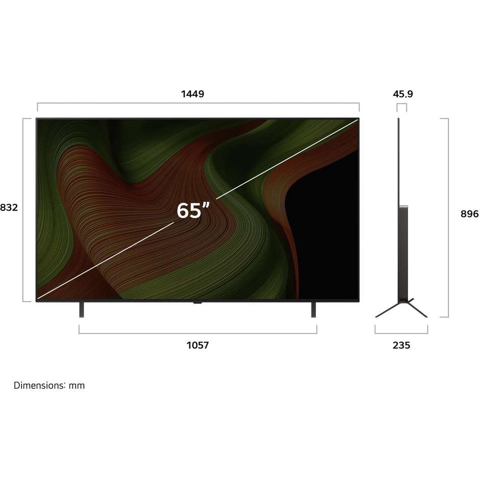 tvc led 65 oled smart 120 hz wifi dolby visiondol