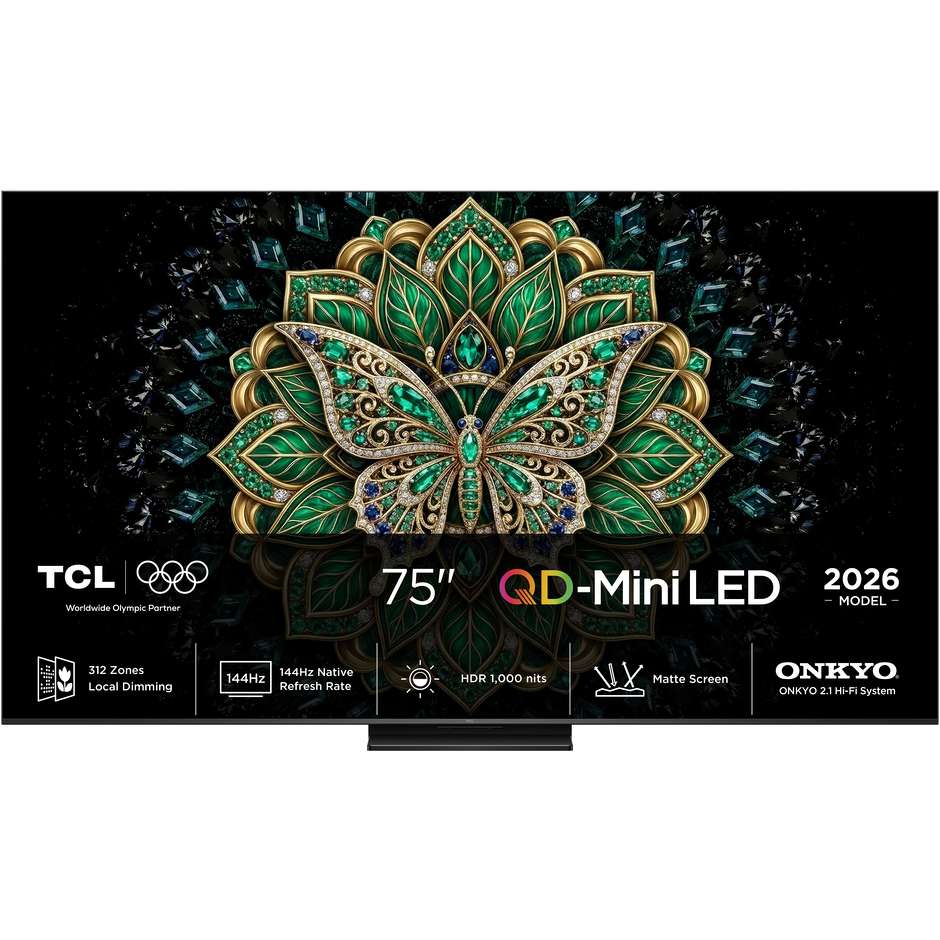 tvc led 75 miniled qd google tv 144 hz hdr 1000 n