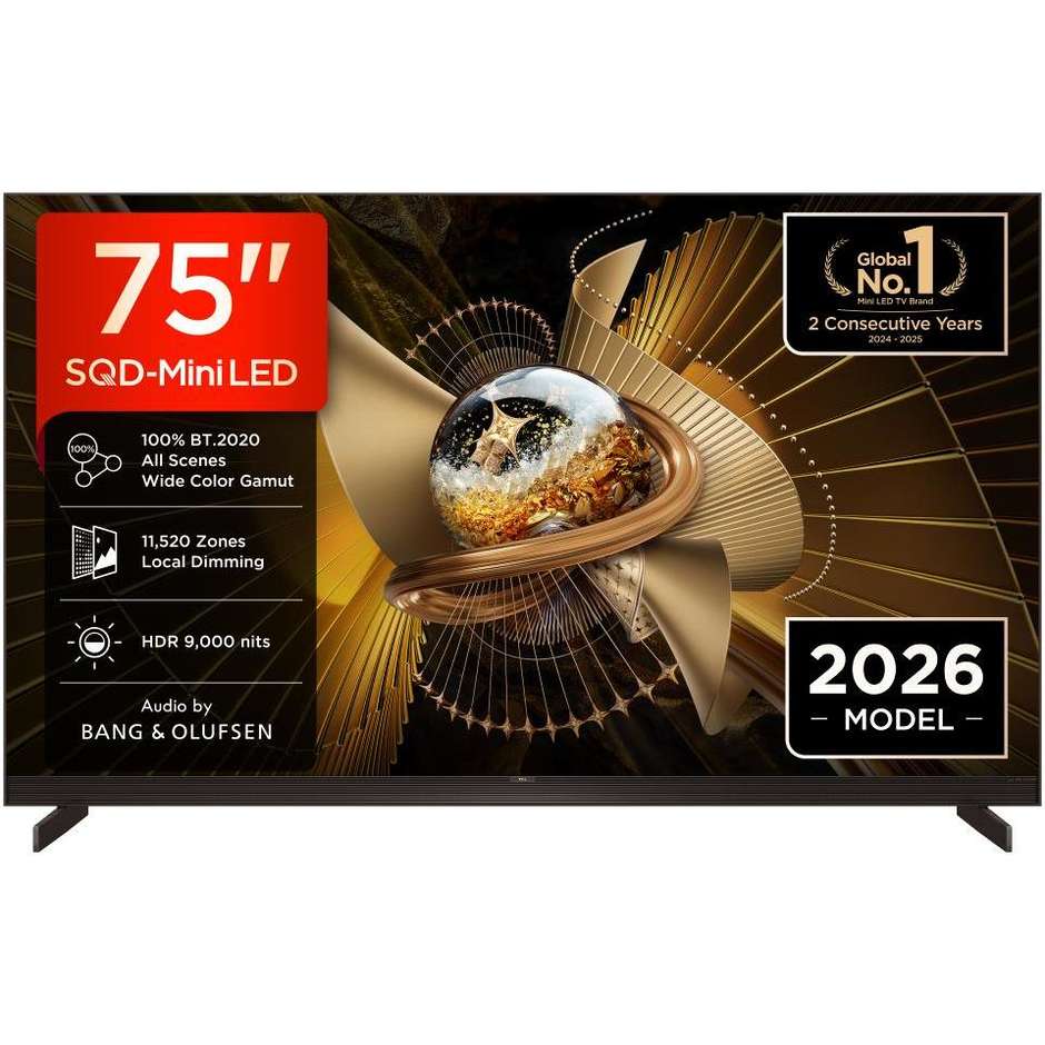 tvc led 75 miniled sqd google tv 144 hz hdr 9000