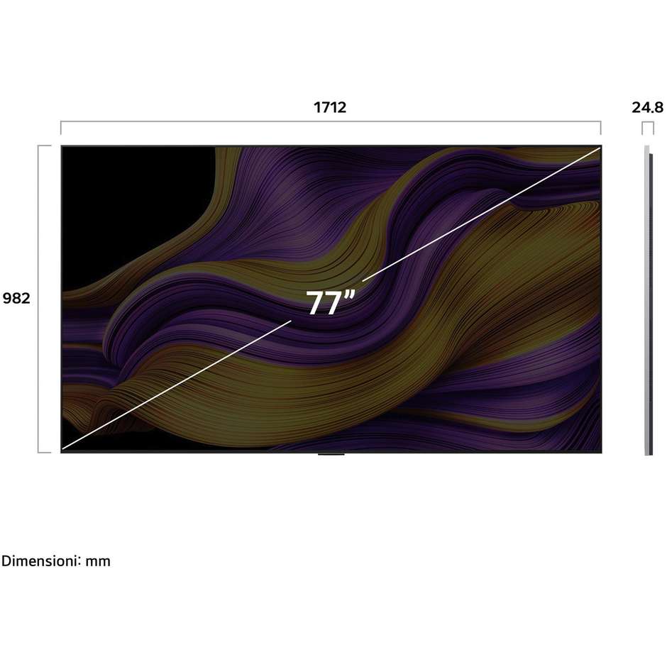 tvc led 77 oled hdr10 wifi 4 hdmi  3 usb dolby vi