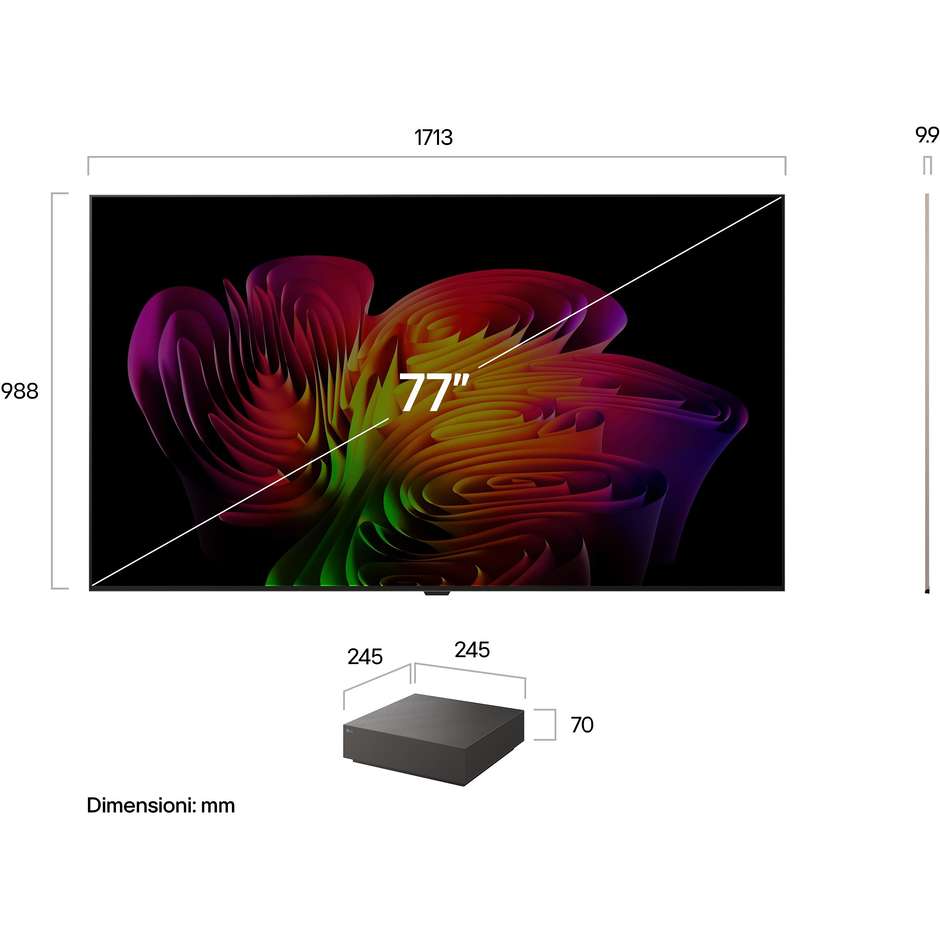 tvc led 77 oled smart 120hz 1500 nit dolby vision