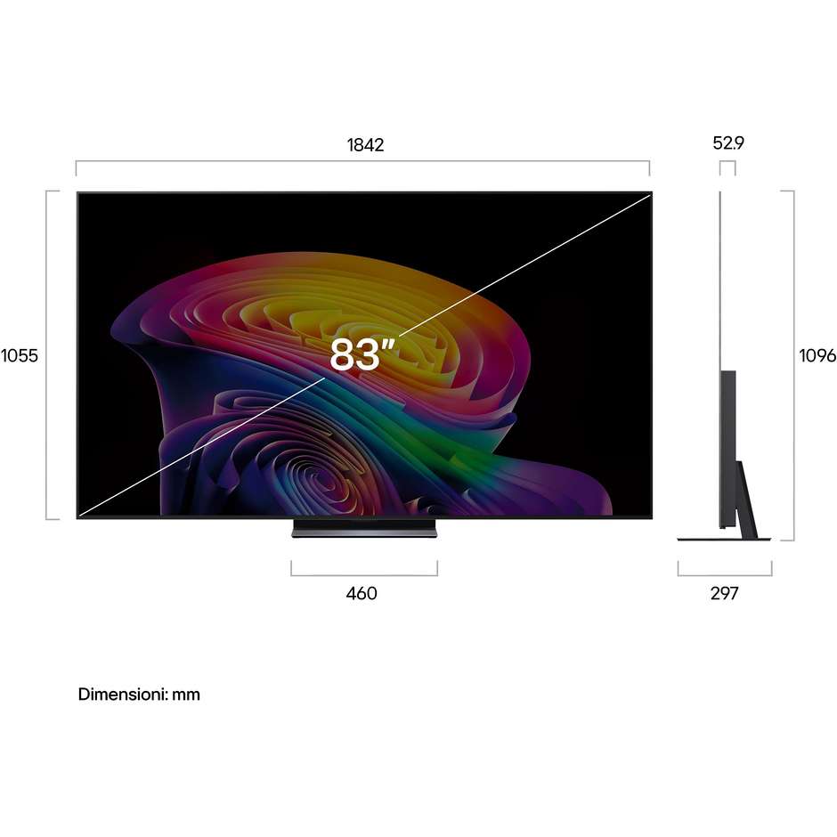tvc led 83 oled smart a11 ai hdr10 wifi 4hdmi 2us
