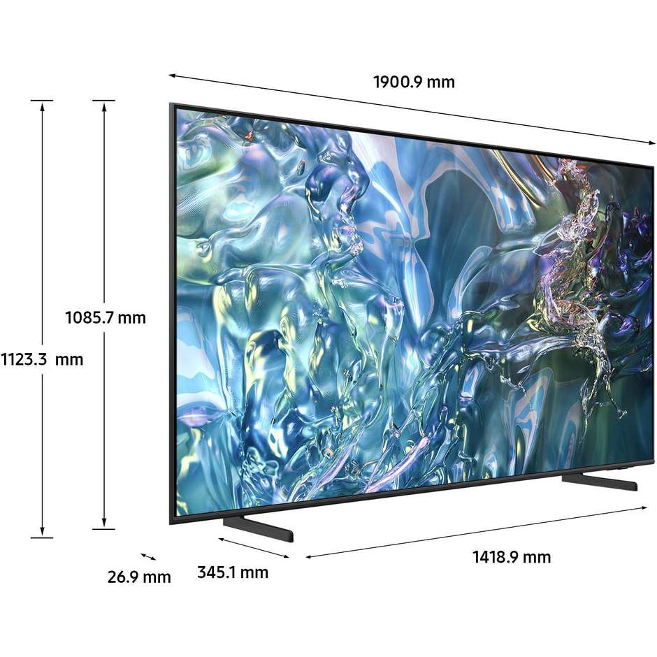 tvc led 85 4k smart hdr10+ wifi qled 3 hdmi 2usbq