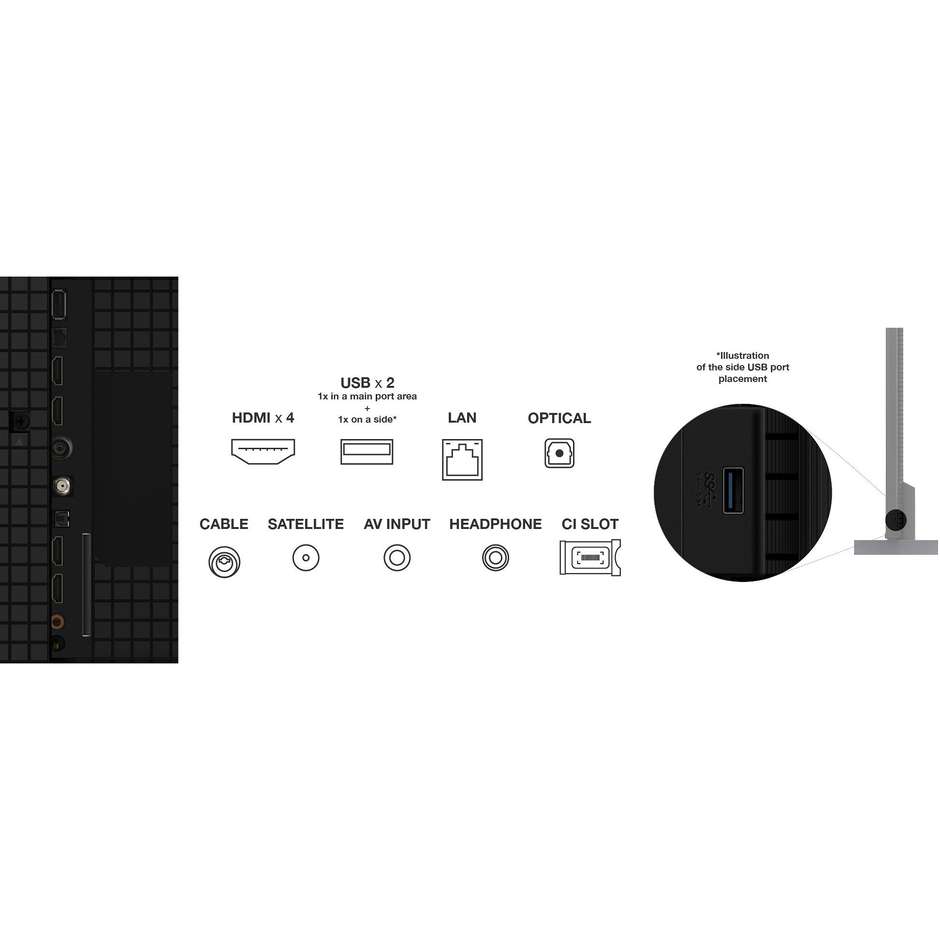 tvc led 98 4k qled hdr google 4 hdmi 2.1dolby atm