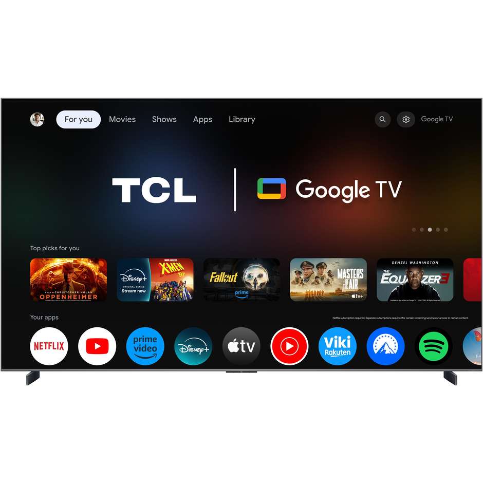 tvc led 98 miniled sqd google tv 144 hz hdr 6000