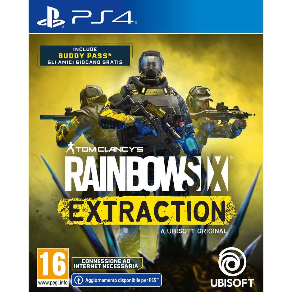 Ubisoft Rainbow Six Extraction Videogioco per PlayStation 4 PEGI 16