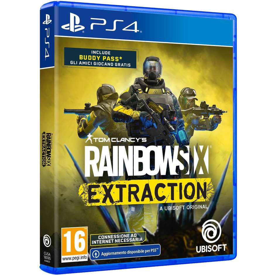 Ubisoft Rainbow Six Extraction Videogioco per PlayStation 4 PEGI 16