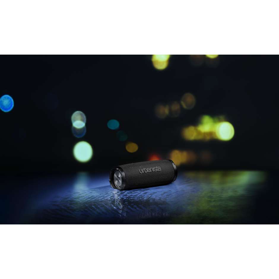 URBANISTA 1037202 Altoparlante Portatile Wireless Bluetooth Impermeabile Protezione IPX7 Colore Black