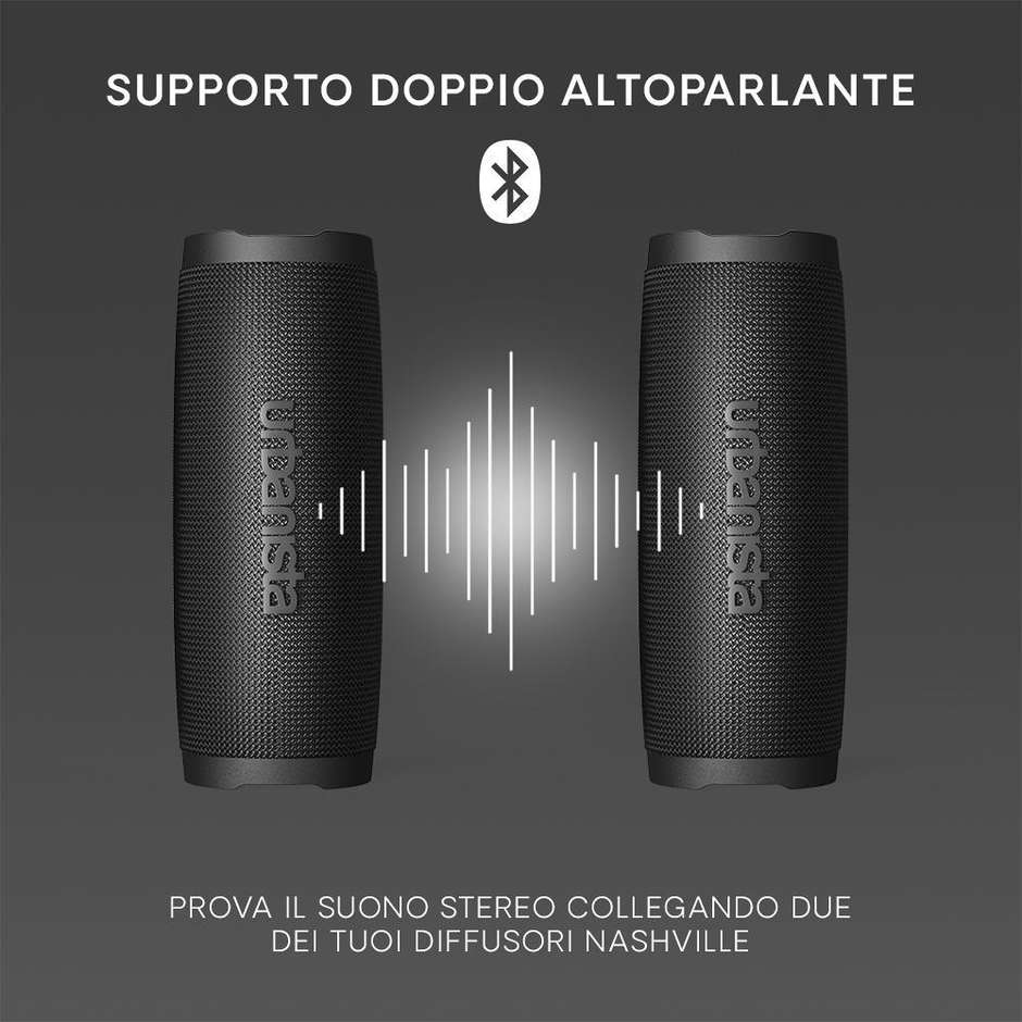 Urbanista 1037202 Diffusore Audio Bluetooth Portatile Nero