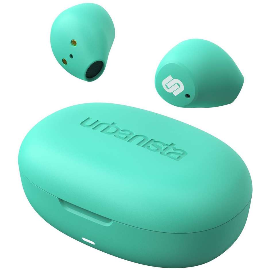 Urbanista Lisbon Auricolari True Wireless Ultra Compatti Bluetooth 5.2 Mint Green (Verde)