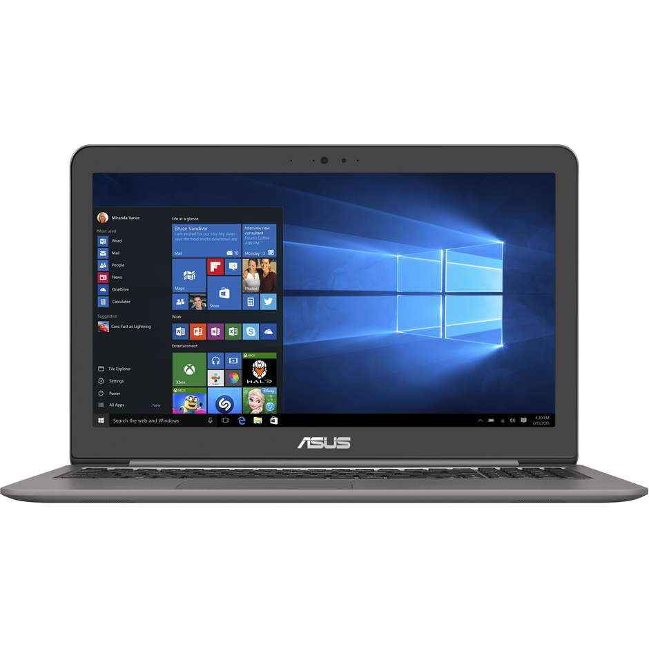 UX510UX-DM195T Asus notebook 15.6" Full HD 12/1000 GB Windows 10 colore argento