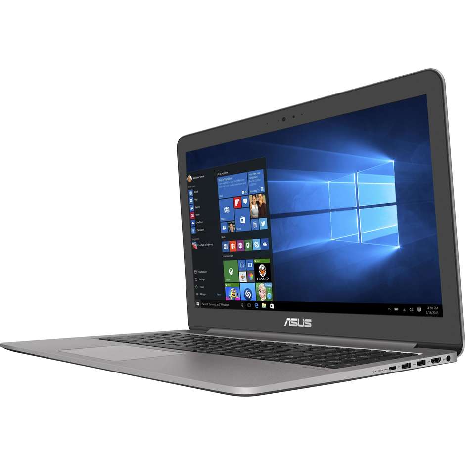UX510UX-DM195T Asus notebook 15.6" Full HD 12/1000 GB Windows 10 colore argento