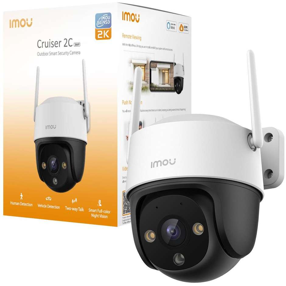 v.camera ip est motor355 3mp full color wifi6 ip6