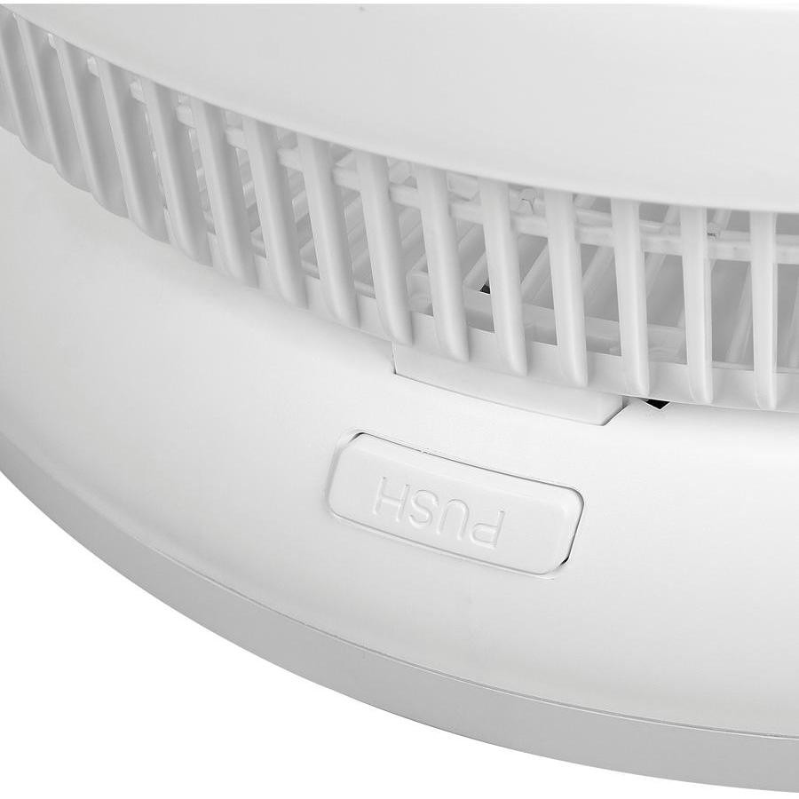 Ventilatore a Piantana da Terra 5 Pale Oscillante 44 cm 12 Velocità Colore Bianco