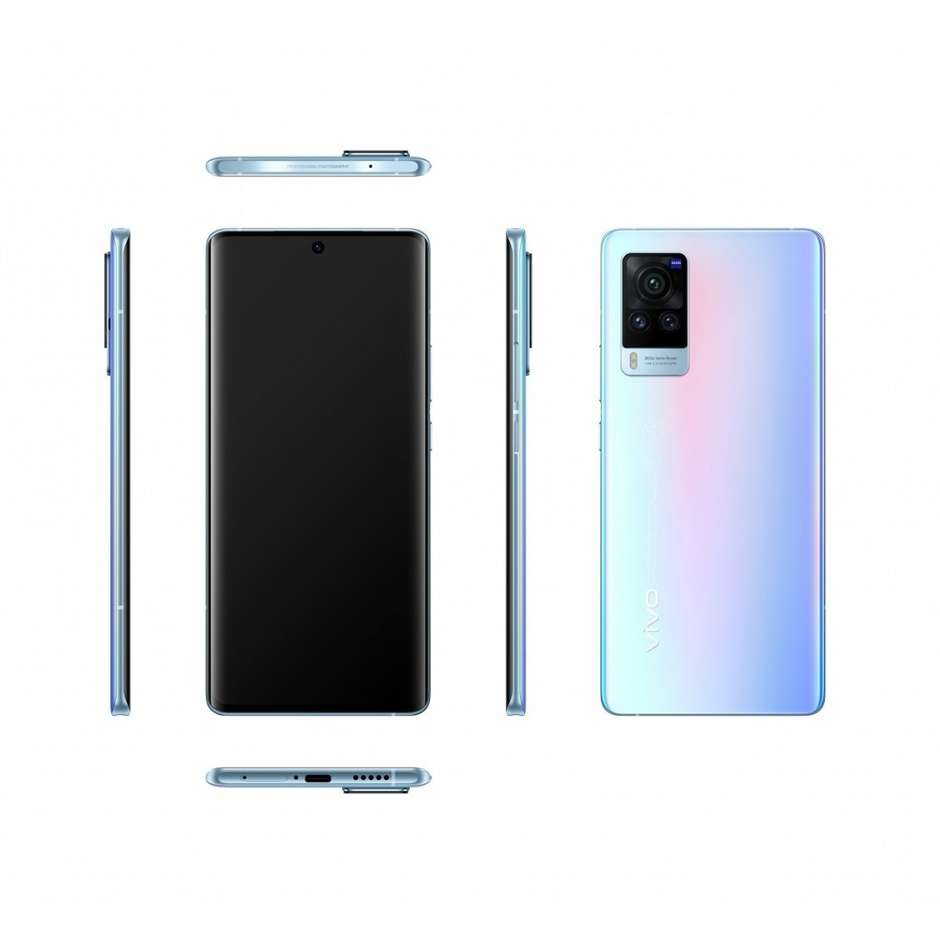 Vivo X 60 Pro 5G Smartphone 6,56'' AMOLED Ram 12 Gb Memoria 256 Gb Android colore Shimmer Blue
