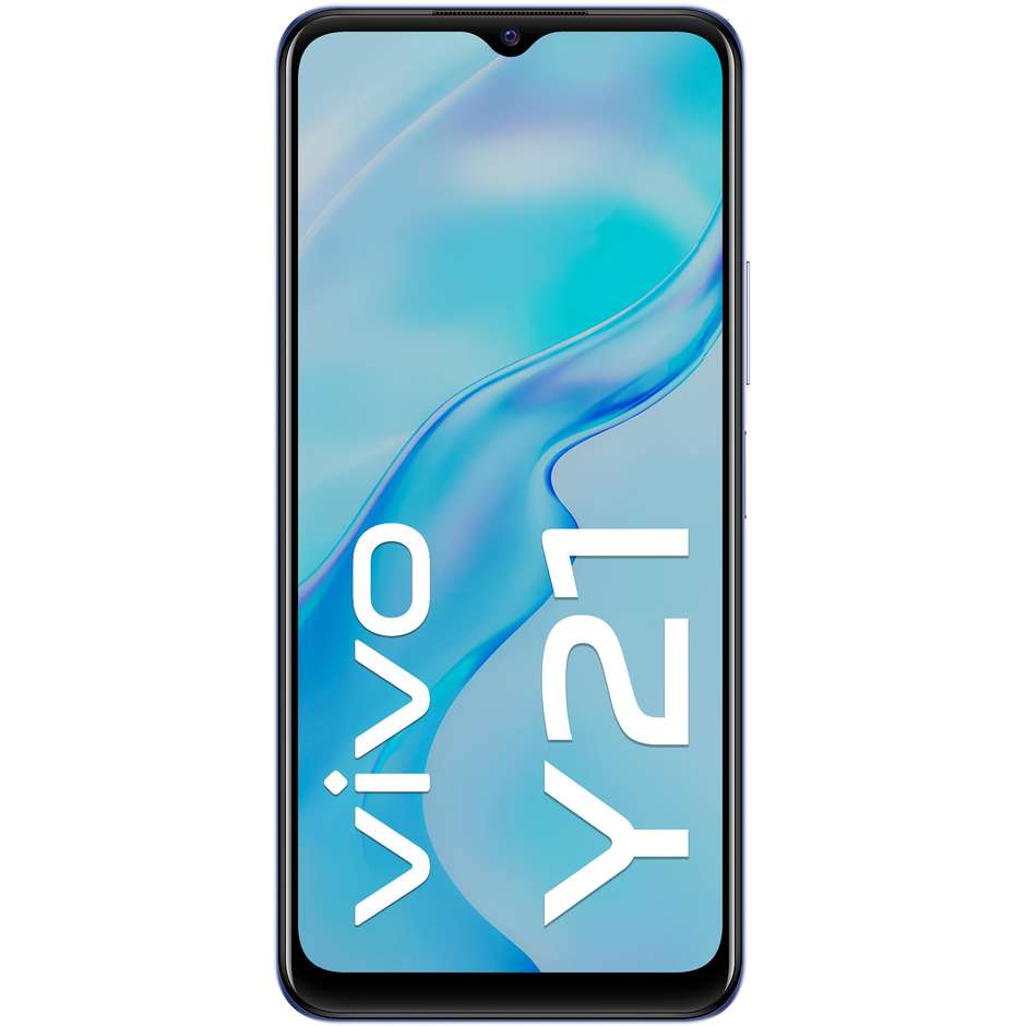 Vivo Y21 Smartphone 6,5" HD+ Ram 4 Memoria 64 Gb Android colore Metallic Blue