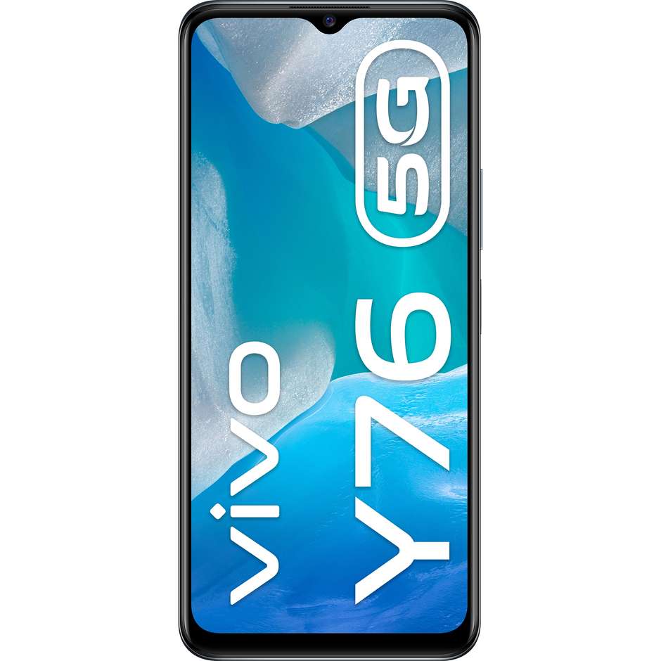 VIVO Y76 5G Smartphone 6.58" Full HD  Ram 8 GB Memoria 128 GB Android 12 Colore Nero
