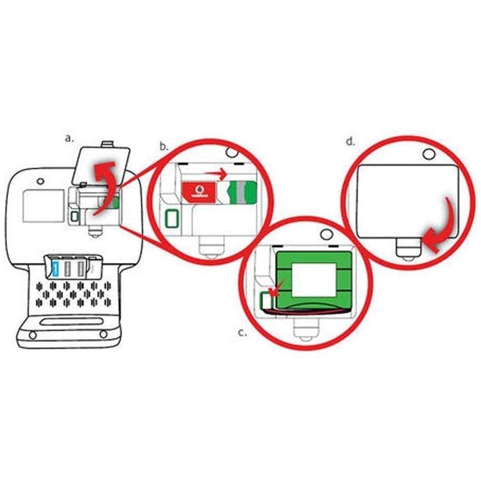 Vodafone Classic 2016  Telefono con filo colore Bianco