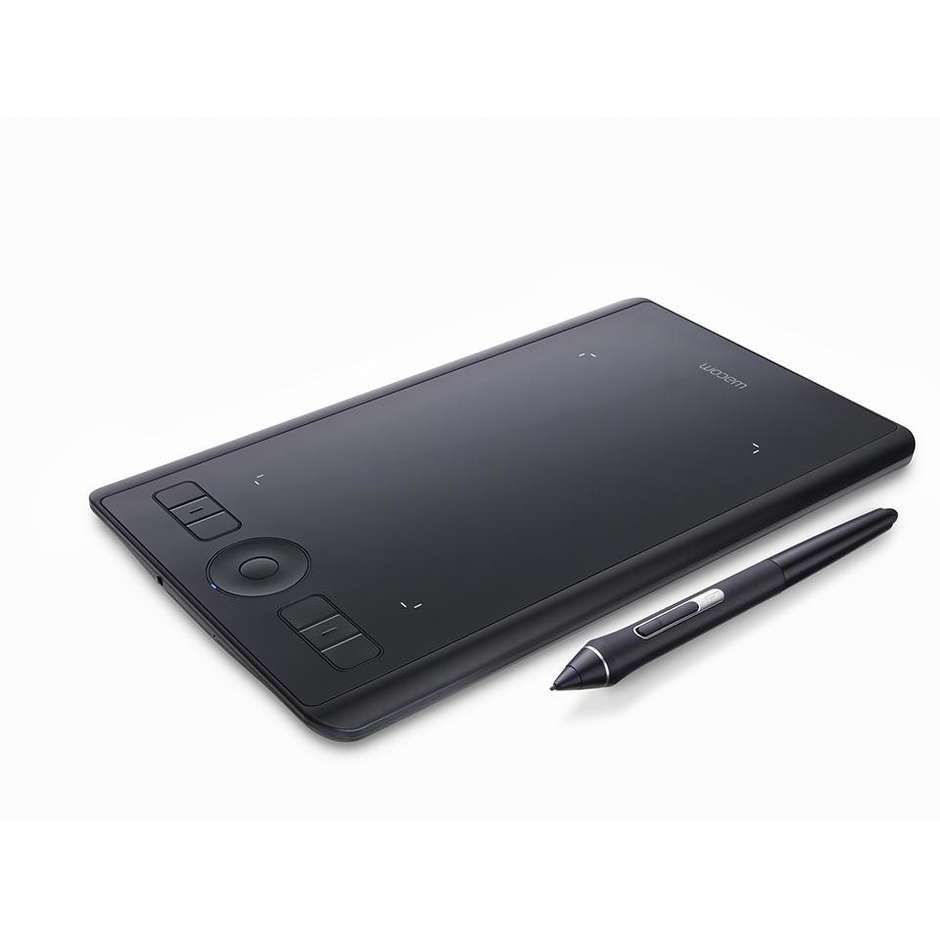Wacom Intuos Pro Small (PTH460K1B) Tavoletta Grafica Professionale Bluetooth Penna Pro Pen 2 Nero