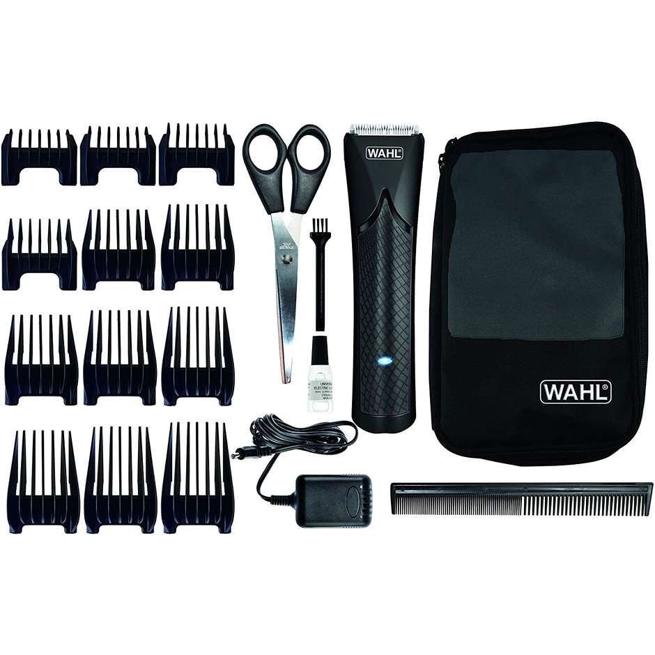 Wahl 1661.0465 TrendCut Tagliacapelli ricaricabile con 12 accessori