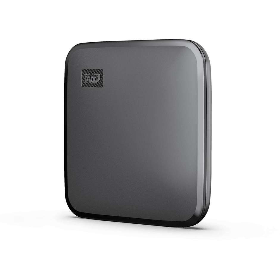 Western Digital Elements SE SSD 480GB (WDBAYN4800ABK-WESN) SSD Portatile USB 3.0 Antiurto Nero