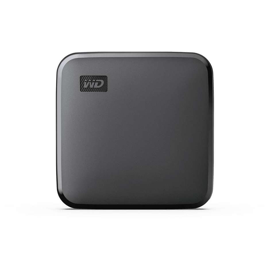 Western Digital Elements SE SSD Portatile 480 GB USB 3.0 Compatto Antiurto Nero (WDBAYN4800ABK-WESN)