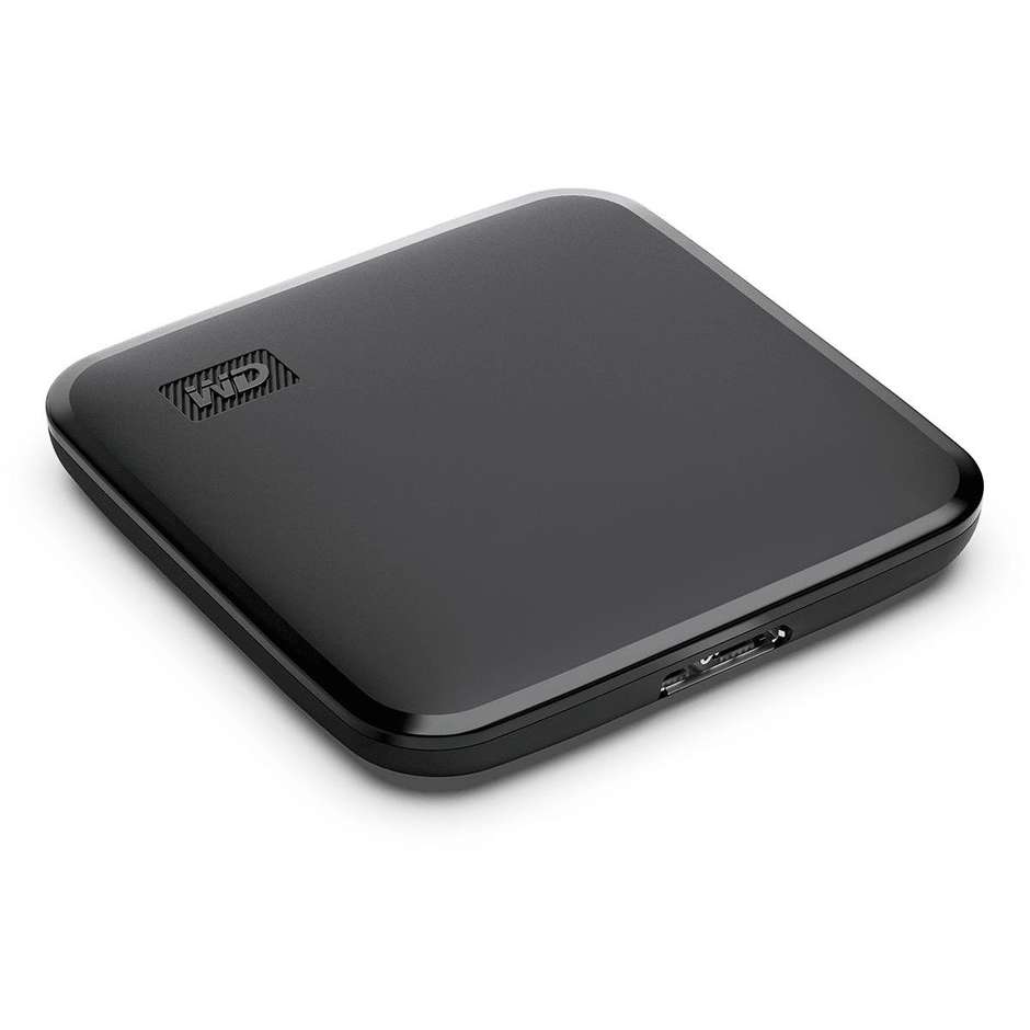 Western Digital Elements SE SSD Portatile 480 GB USB 3.0 Compatto Antiurto Nero (WDBAYN4800ABK-WESN)