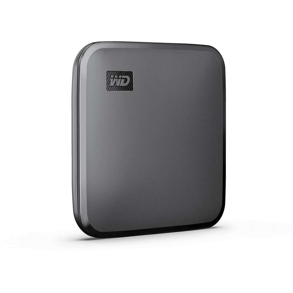 Western Digital Elements SE SSD Portatile 480 GB USB 3.0 Compatto Antiurto Nero (WDBAYN4800ABK-WESN)