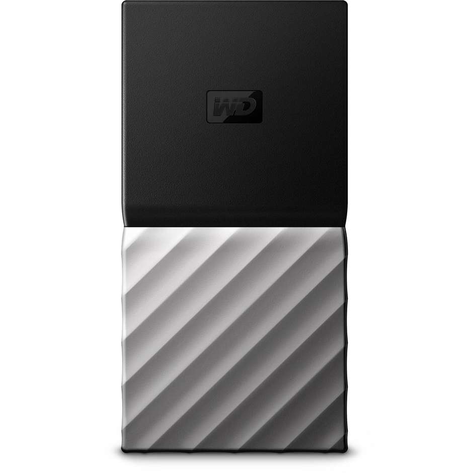 Western Digital My Passport SSD 256GB (WDBK3E2560PSL) SSD Portatile USB-C 540 MB/s Argento/Nero
