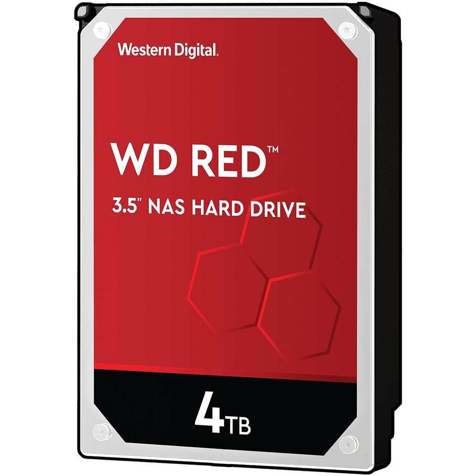 Western Digital WD40EFAX Hard Disk Capacità 4 Tb colore rosso