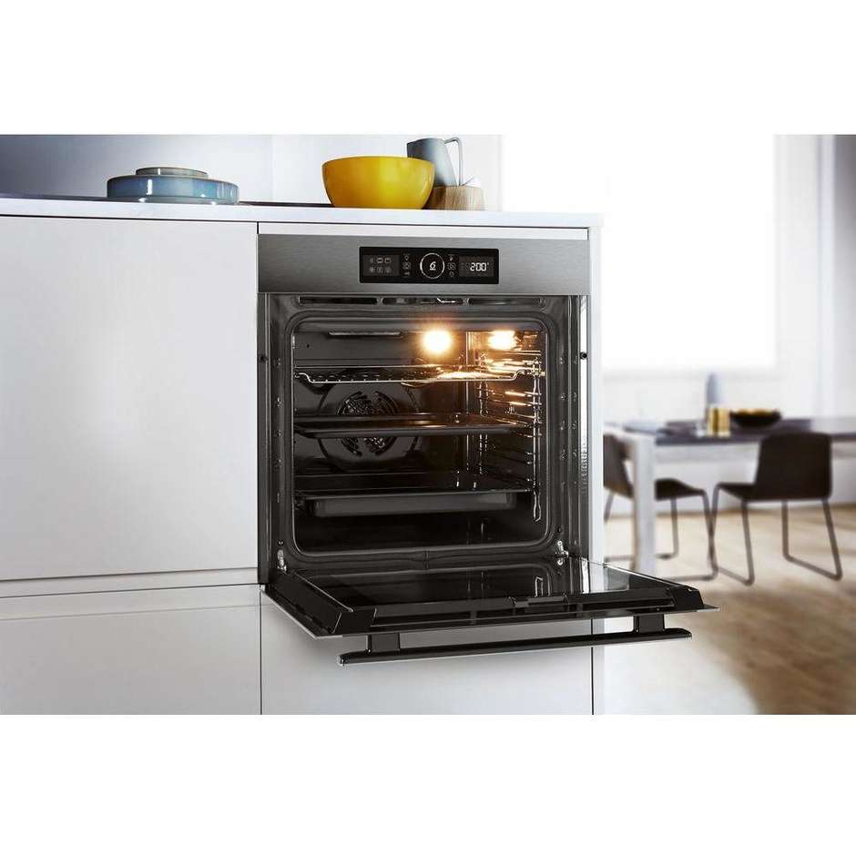 Whirlpool AKZ9 6270 IX forno elettrico da incasso 73 litri classe A+ Pirolitico colore inox