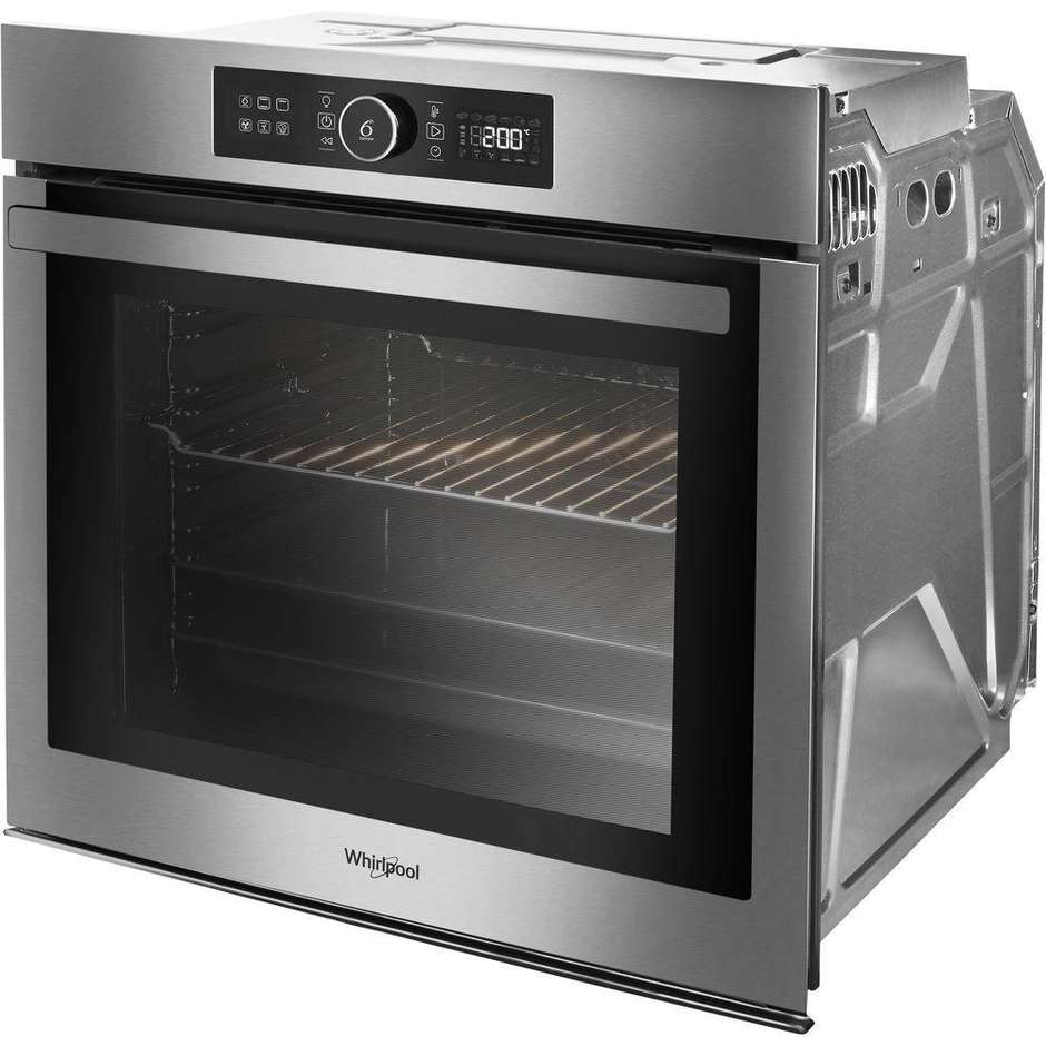 Whirlpool AKZ9 6270 IX forno elettrico da incasso 73 litri classe A+ Pirolitico colore inox