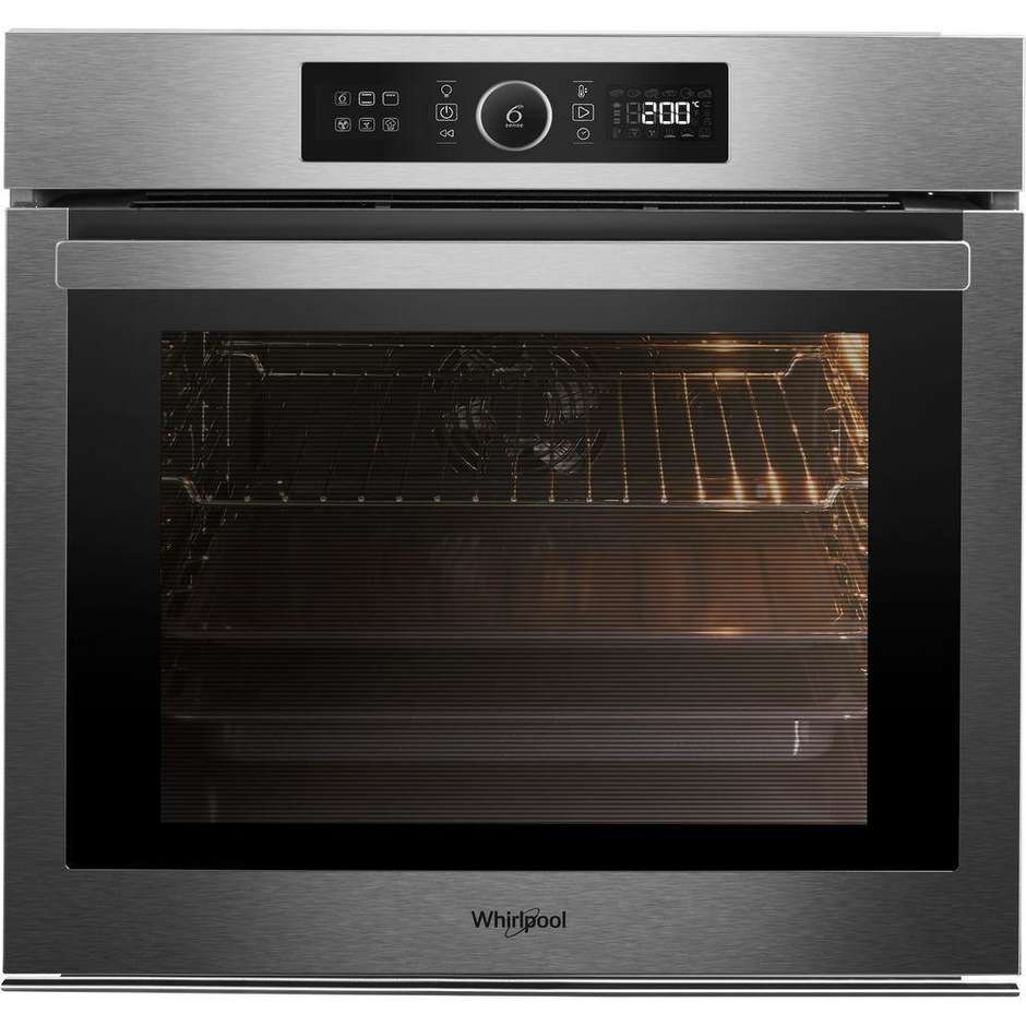 Whirlpool AKZ9 6270 IX forno elettrico da incasso 73 litri classe A+ Pirolitico colore inox