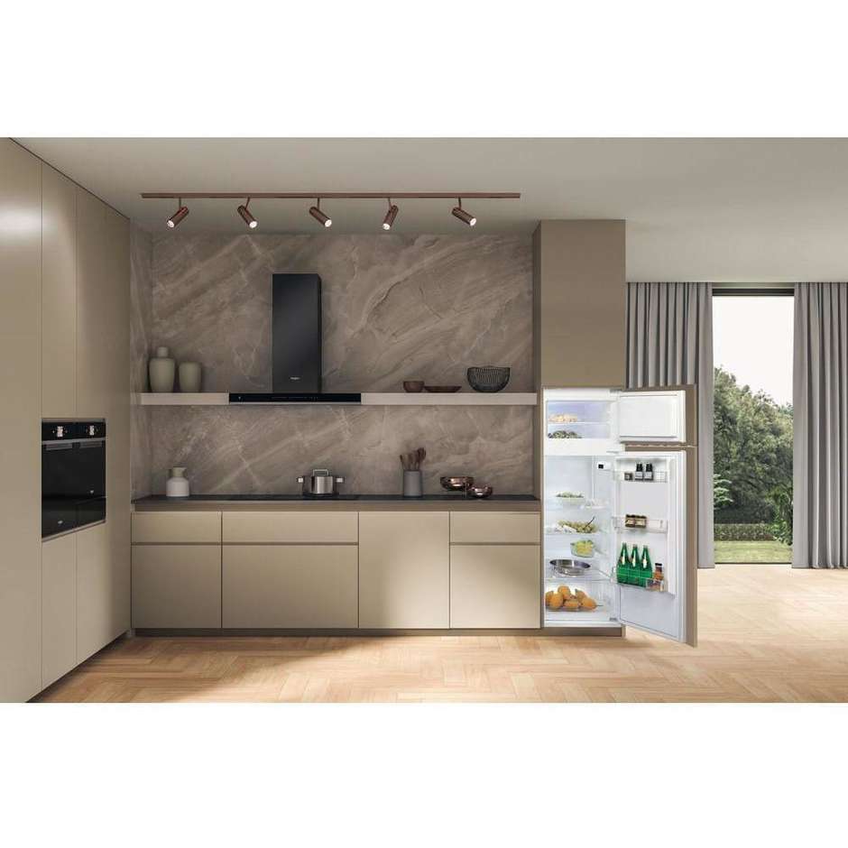 Whirlpool ART3802 Frigorifero Doppia Porta da Incasso 218 Litri Tecnologia StopFrost Classe E Bianco