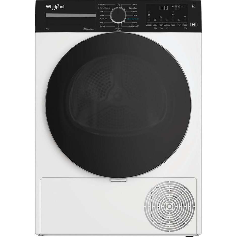 Whirlpool CWD95MWBSIT Asciugatrice Carica frontale Capacita 9 Kg Classe B Colore Bianco