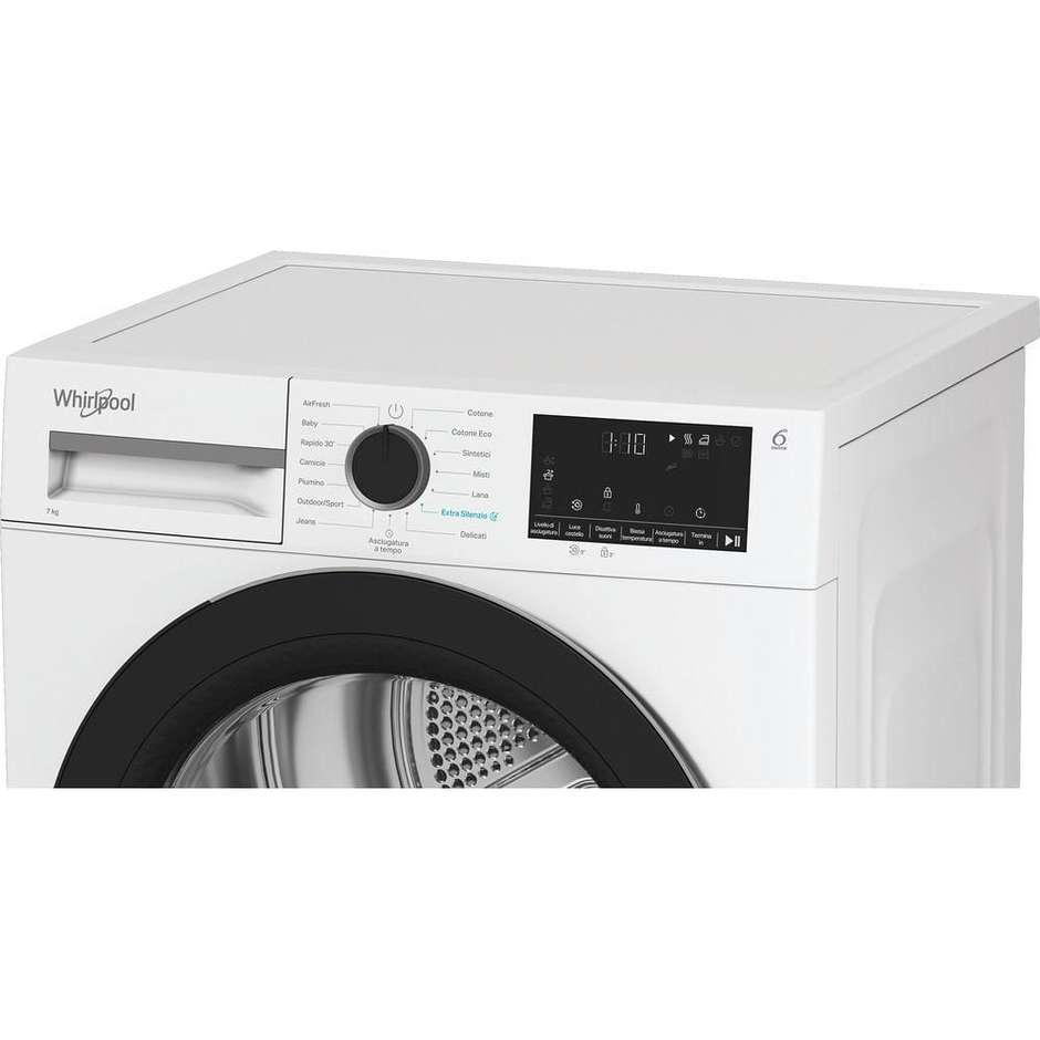 Whirlpool CWDR47MWBSIT Asciugatrice Capacita 7 Kg Classe C Colore Bianco