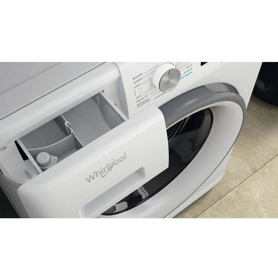 Whirlpool FFB846SVIT Lavatrice Carica Frontale Capacita 8 Kg 1400 Giri/min Classe A Colore Bianco