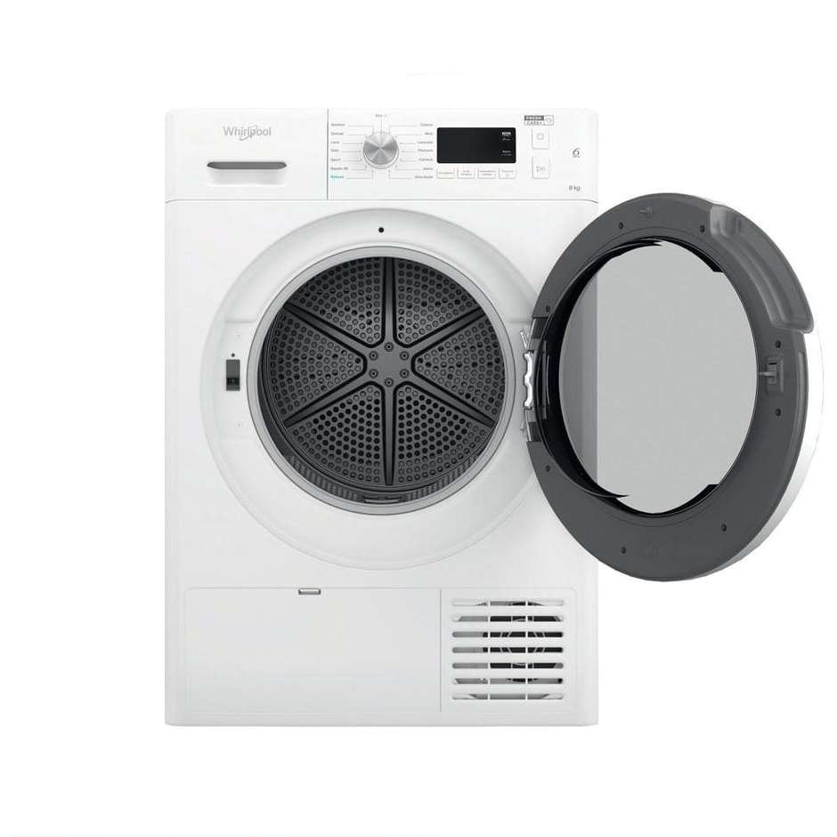 Whirlpool FFTM1182ITR Asciugatrice a Pompa di calore Capacita 8 Kg Classe A++ Colore Bianco