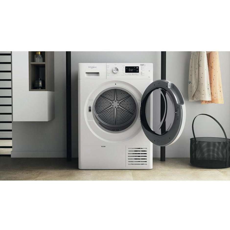 Whirlpool FFTM1182ITR Asciugatrice a Pompa di calore Capacita 8 Kg Classe A++ Colore Bianco