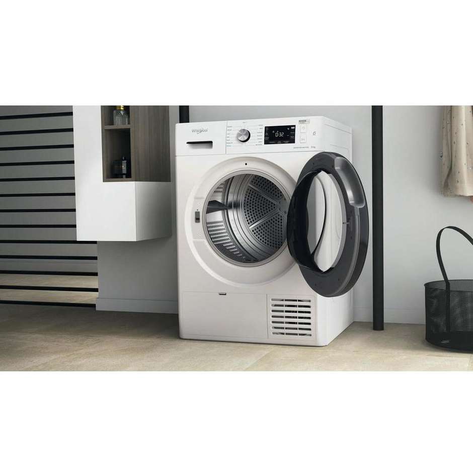 Whirlpool FFTNM229X Asciugatrice a pompa di calore Capacita 9 Kg Classe A+++ Colore Bianco