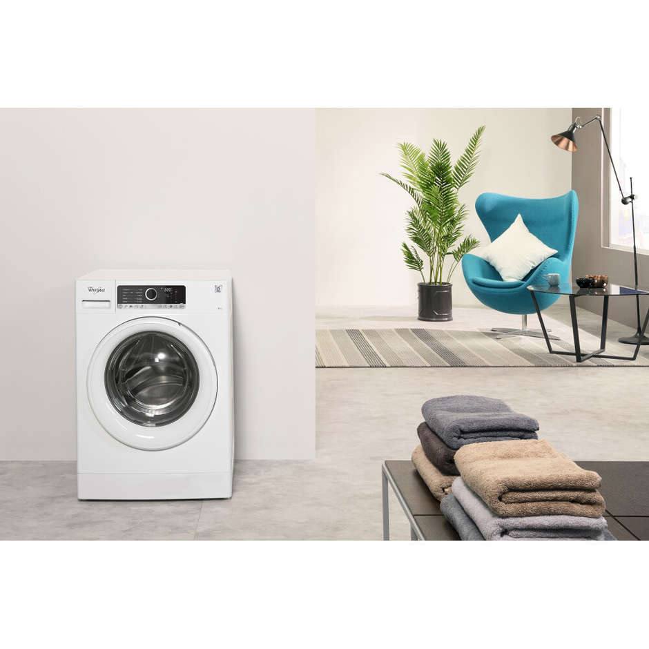 Whirlpool FSCR 80216 lavatrice carica frontale 8 Kg 1200 giri classe A+++ colore bianco