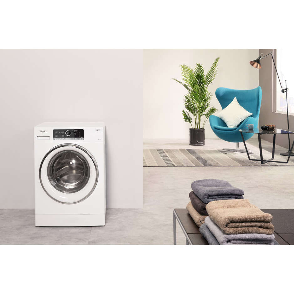Whirlpool FSCR10423 lavatrice carica frontale 10 Kg 1400 giri classe A+++ colore bianco