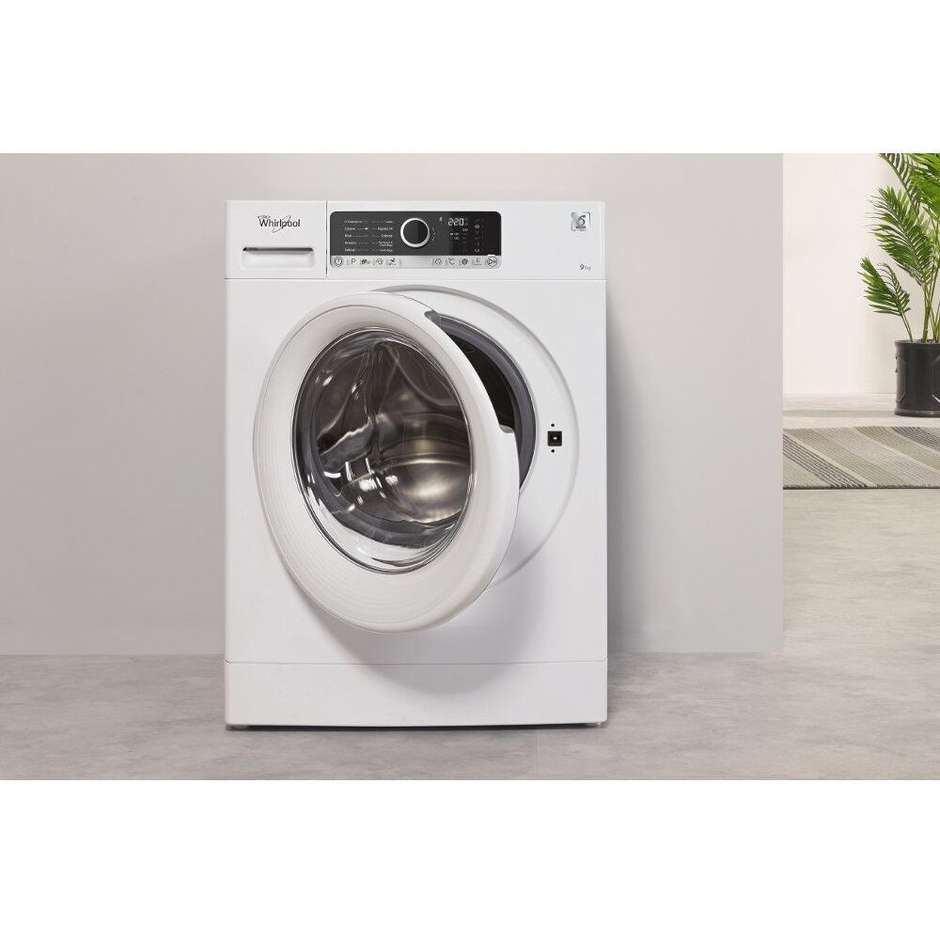 Whirlpool FSCR90210 lavatrice carica frontale 9 Kg 1200 giri classe A+++ colore bianco